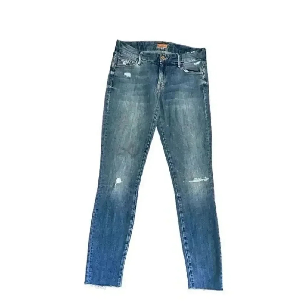 Citizens of Humanity Blue Rocket Crop skinny Mid Rise Denim Jeans SZ 26 #1285